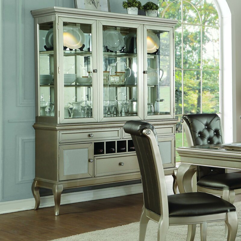 Rosdorf Park Marisol Buffet Table with Dining Hutch | Wayfair